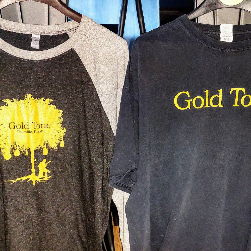 Gold Tone TWO (2) Shirt Bundle